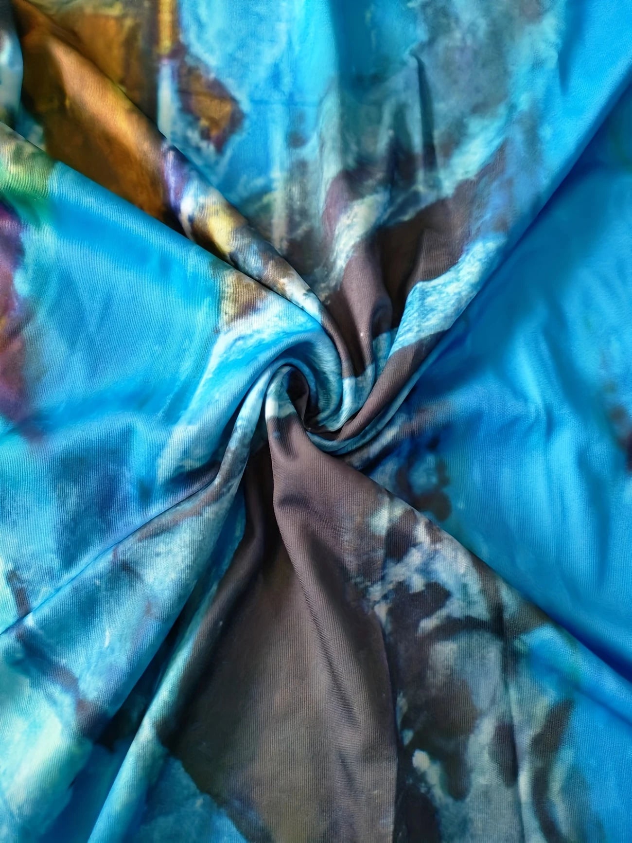 Dames Luchtige abstracte zomerjurk | Midi