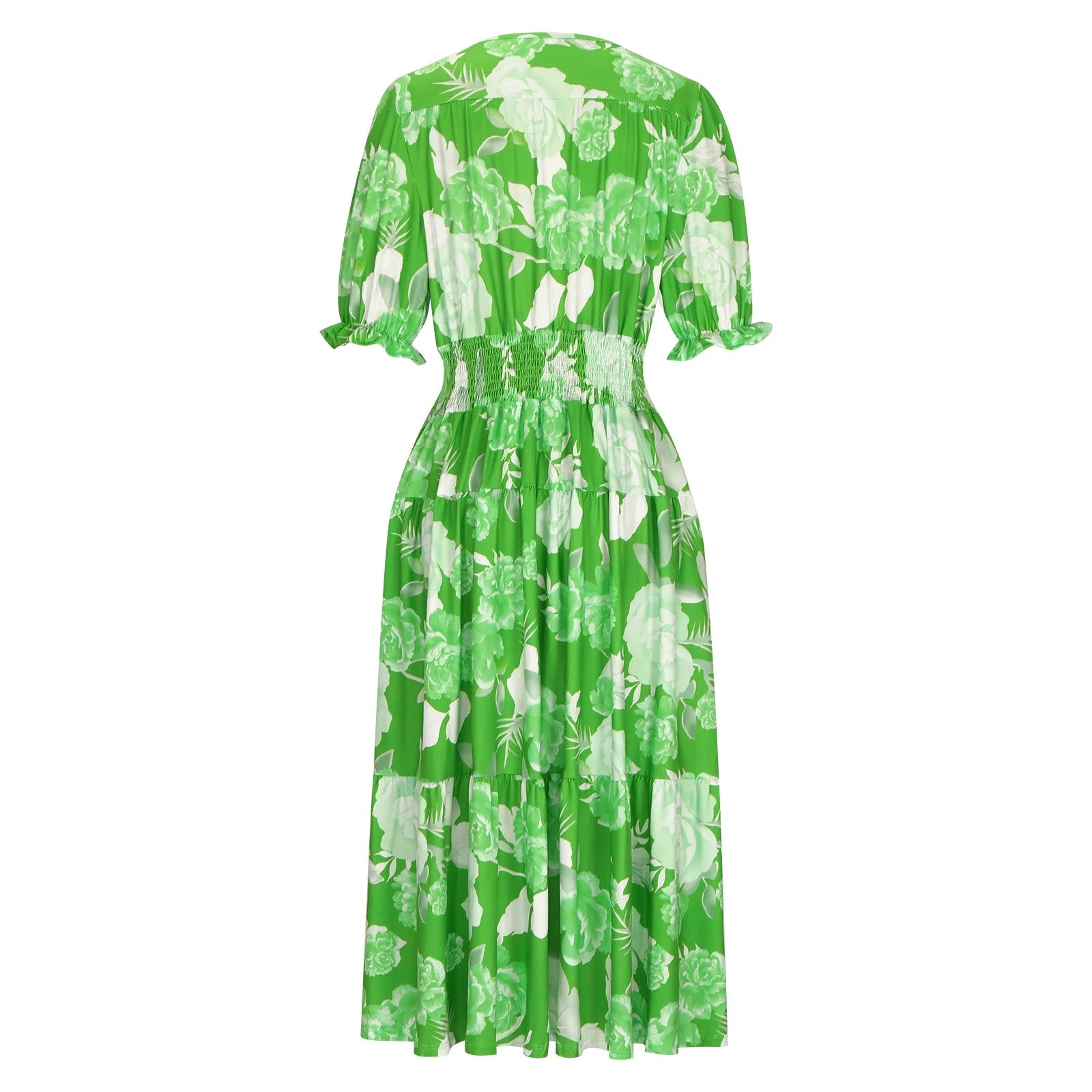 Isabella | Dames Elegante Bloemen Zomerjurk | Maxi