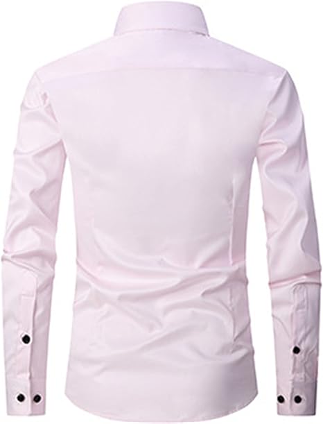 Heren Langarm Overhemd | Slim Fit, Knopen