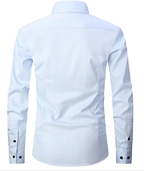 Heren Langarm Overhemd | Slim Fit, Knopen
