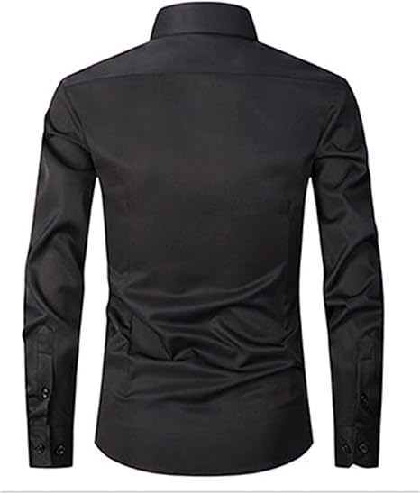 Heren Langarm Overhemd | Slim Fit, Knopen