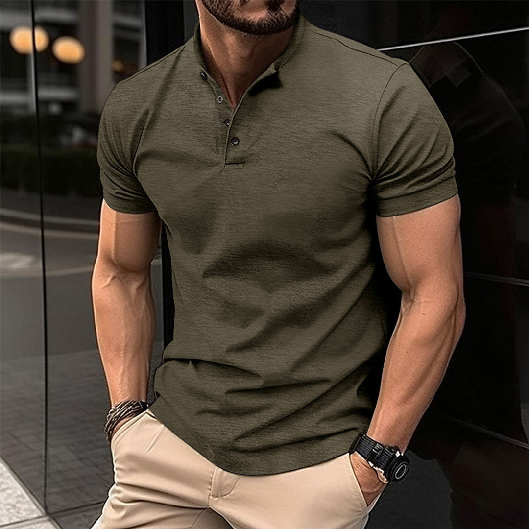 Heren Modern Polohemd | Korte Mouwen