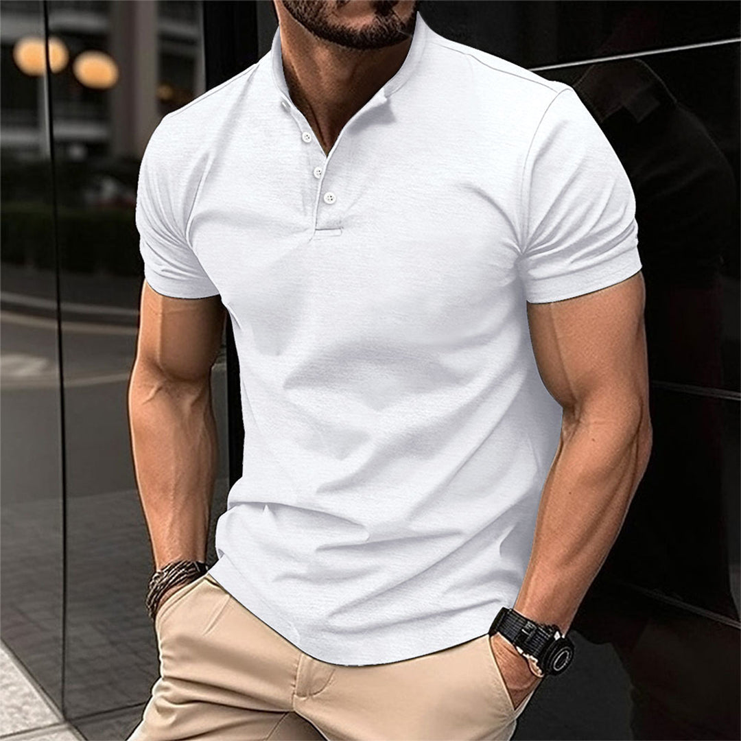 Heren Modern Polohemd | Korte Mouwen
