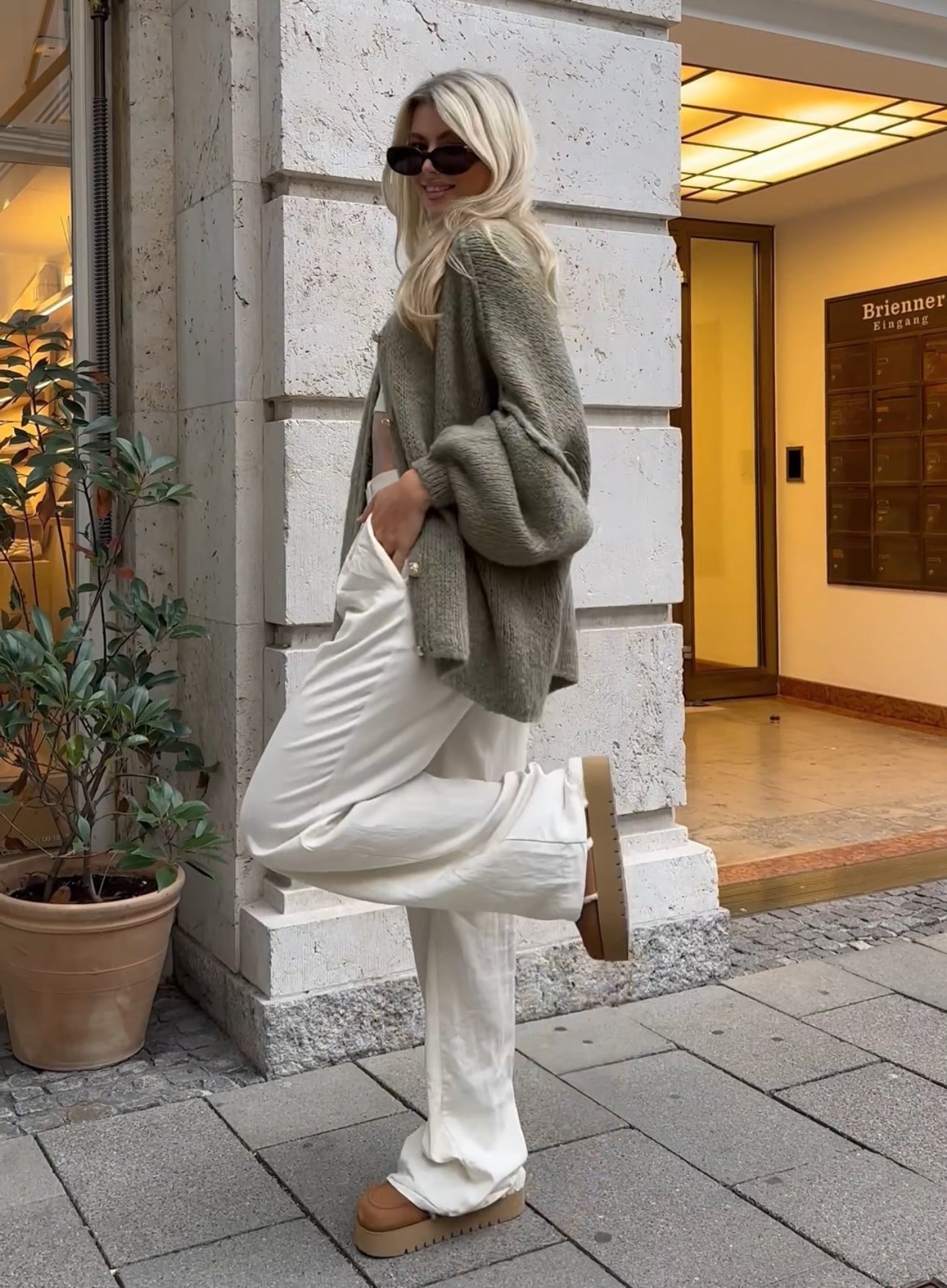 Dames Lang Gebreid Vest | Oversized en Warm