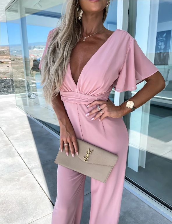 Dames elegante jumpsuit | Bruiloft kledingstijl