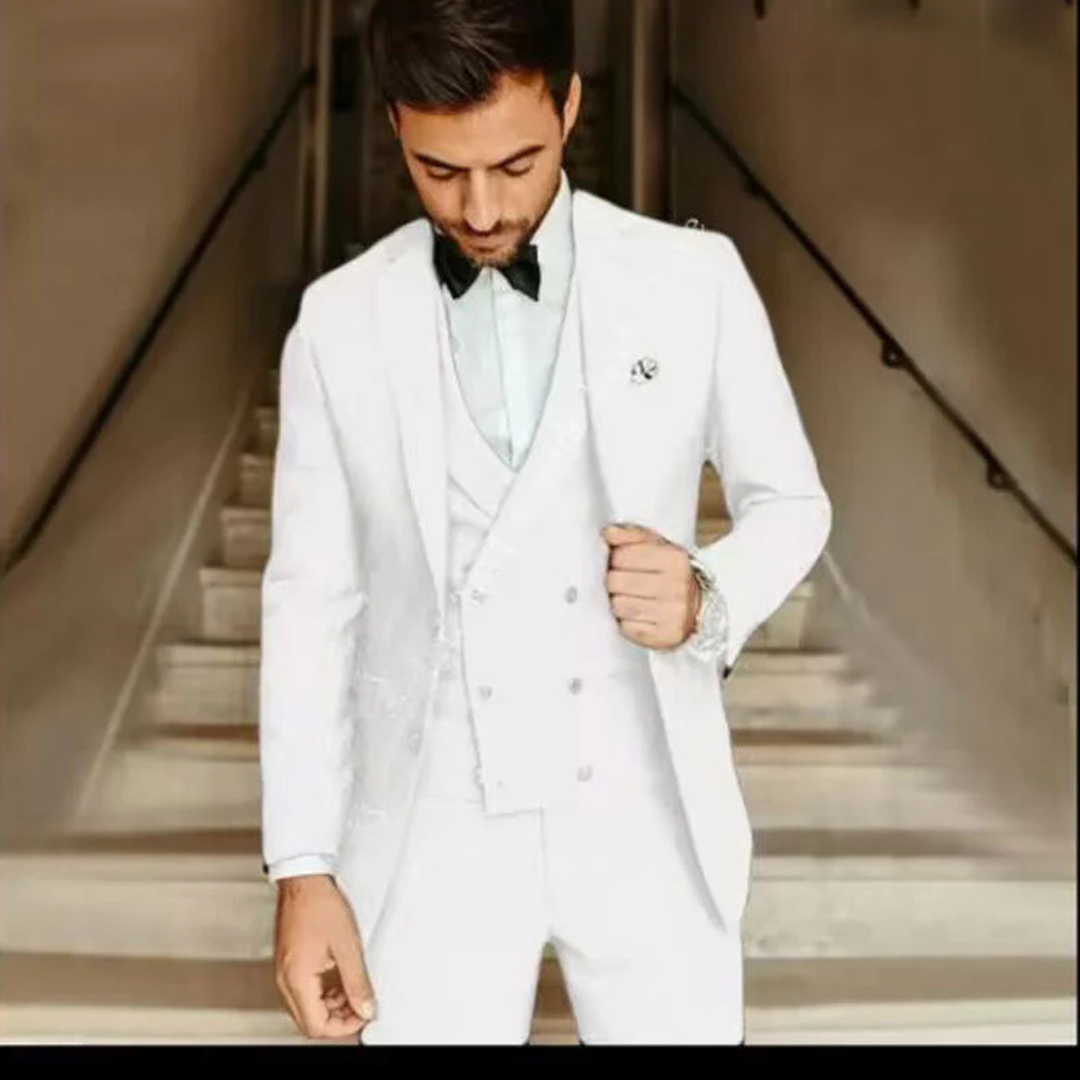 Heren Klassiek Driedelig Pak | Dubbel Gilet, Slim Fit
