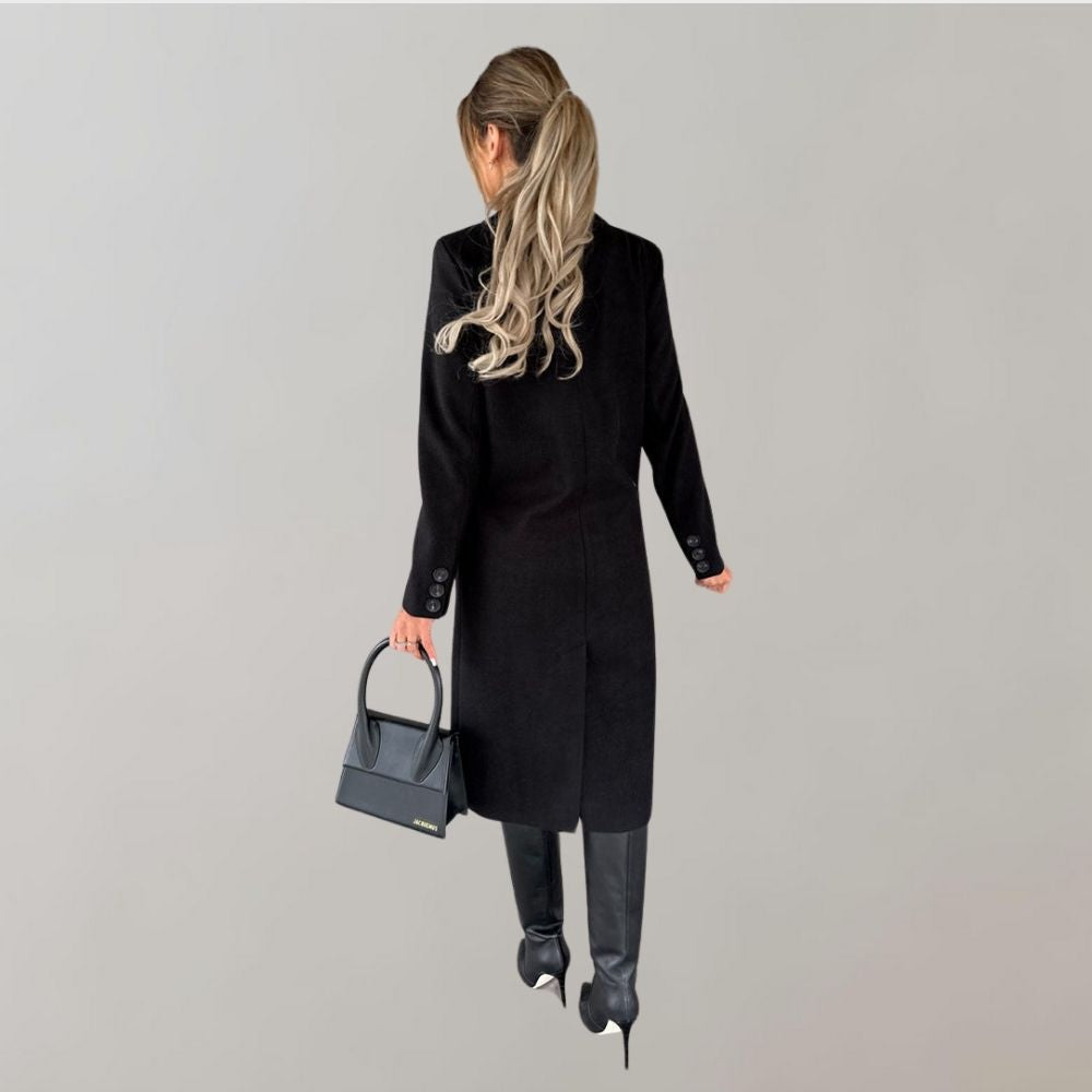 Dames Winter Mantel | Lang, Dubbelrijig
