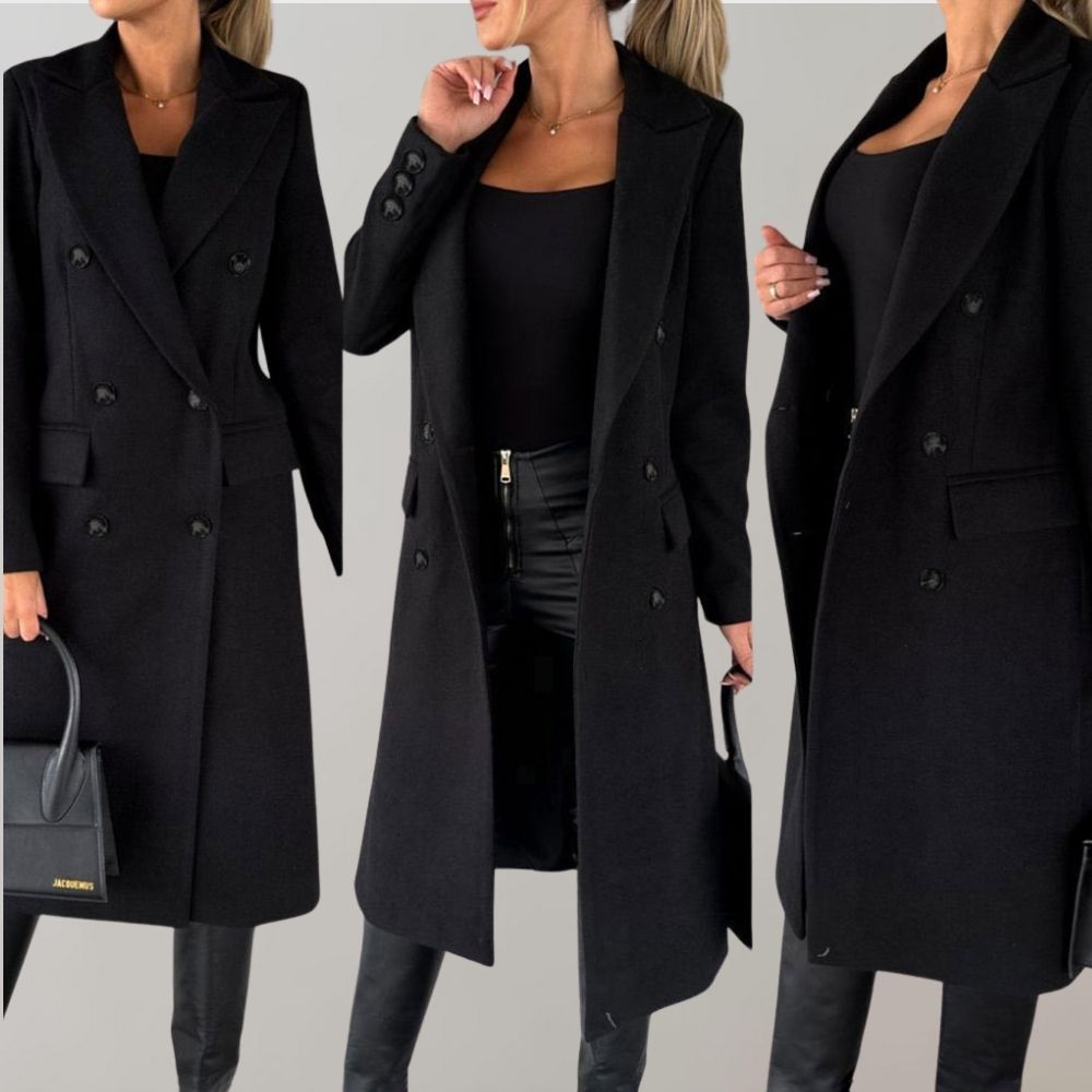 Dames Winter Mantel | Lang, Dubbelrijig