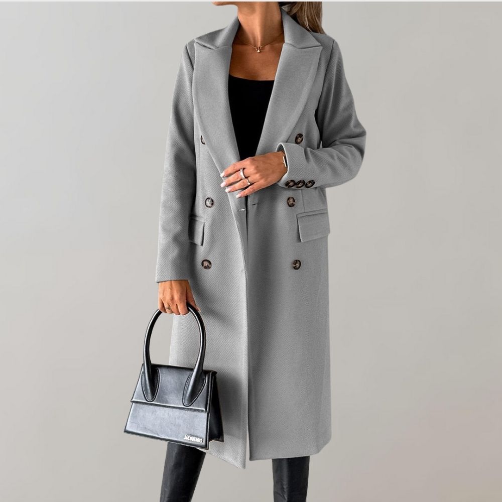 Dames Winter Mantel | Lang, Dubbelrijig
