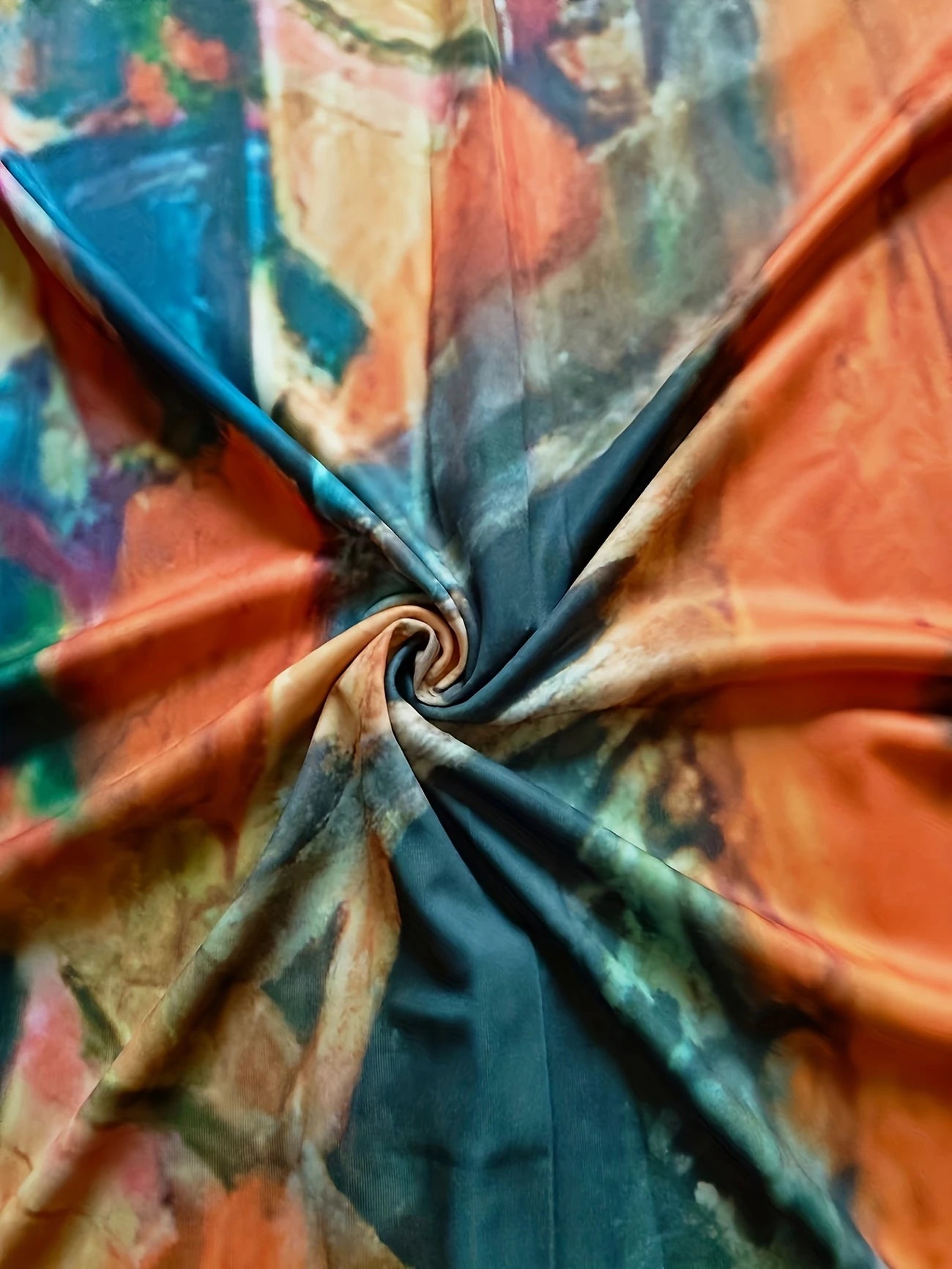 Dames Luchtige abstracte zomerjurk | Midi