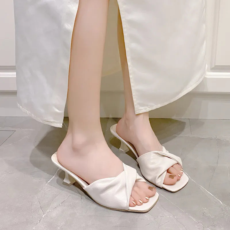 Dames Elegante Hakken | Riemloze Slip-on
