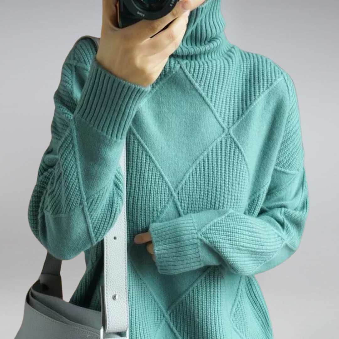 Dames Oversized Pullover | Lang, Structuur