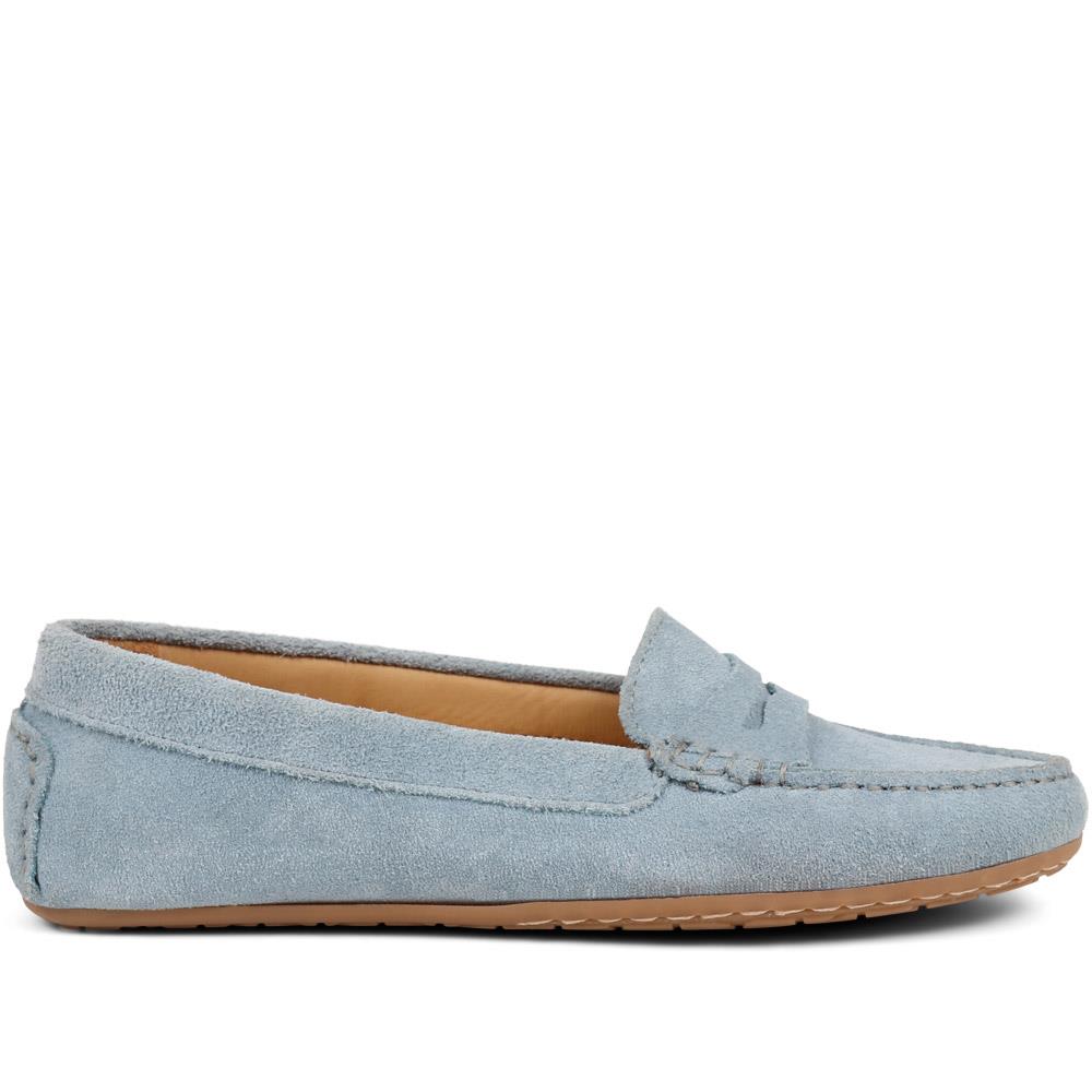 Dames Zomerse Suède Loafers | Comfortabel, Instapmodel