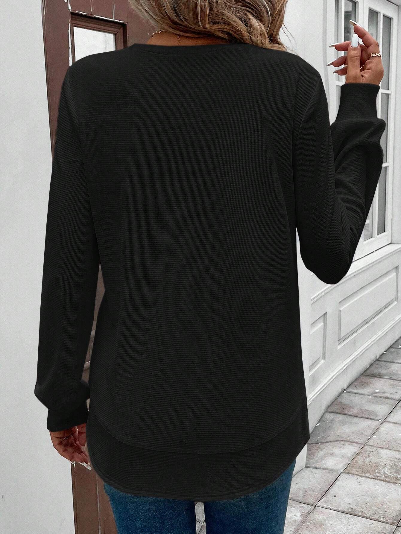 Dames Zomer Blouse | Langarm, Elegant