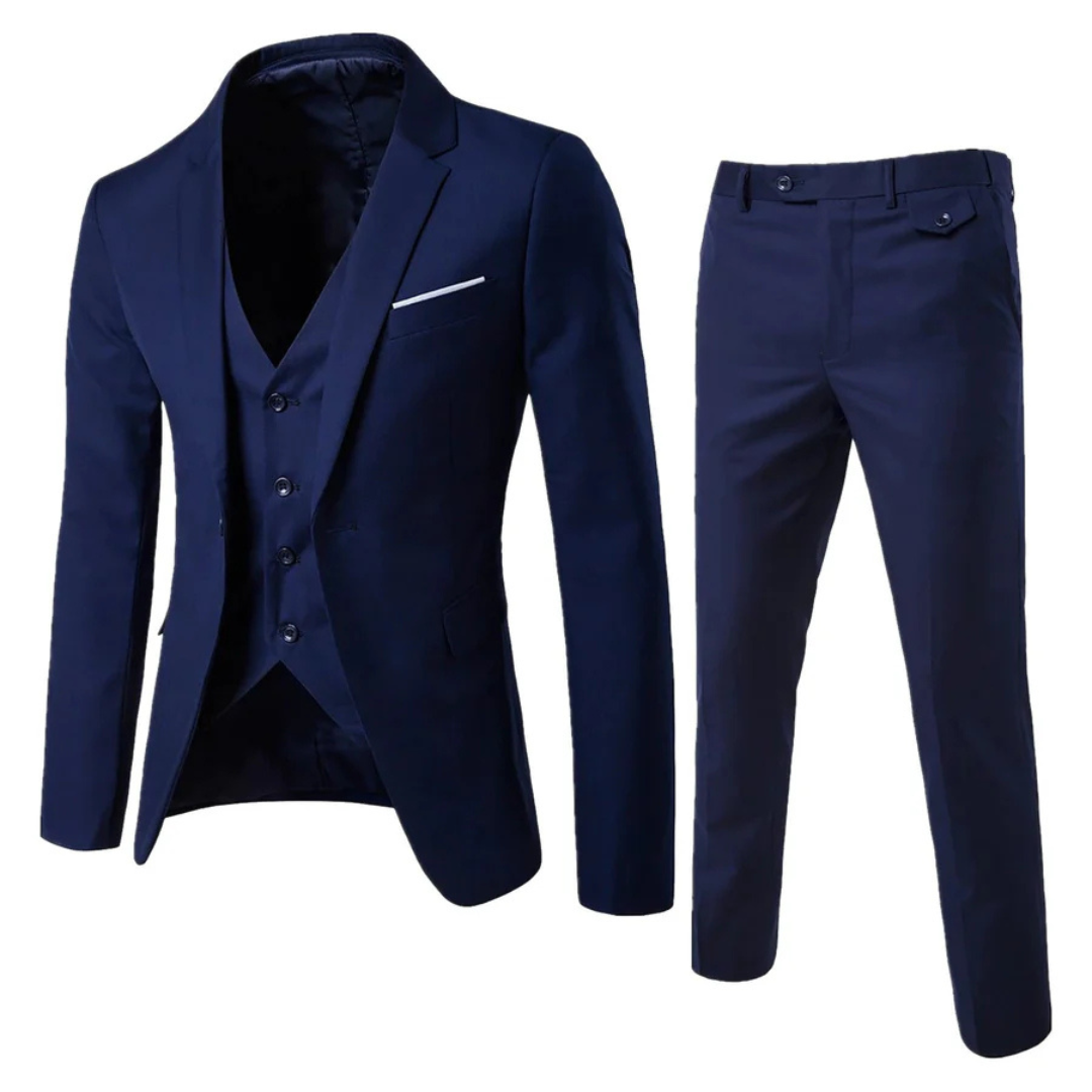 Heren Modern Tweedelig Pak | Gilet, Slim Fit