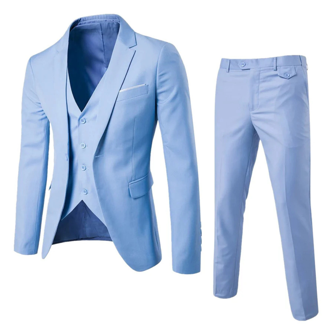 Heren Modern Tweedelig Pak | Gilet, Slim Fit