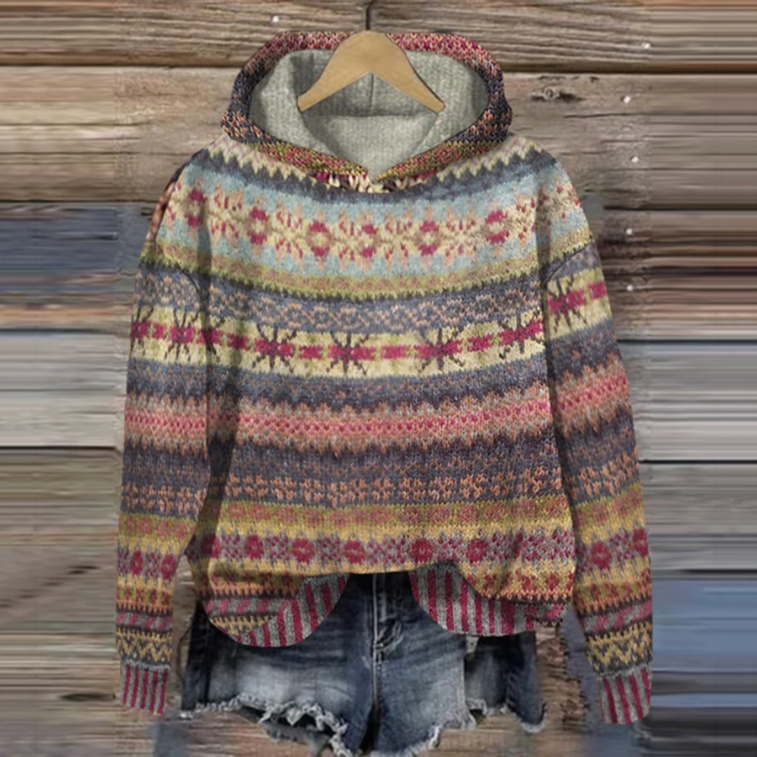 Dames Winter Pullover | Noors, Met Capuchon