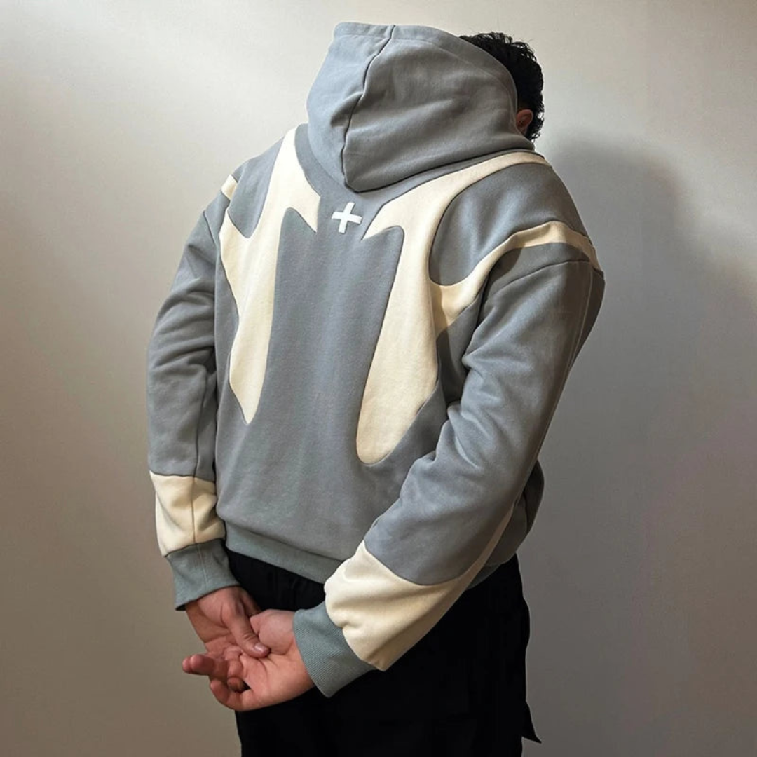 Heren Grafische Hoodie Lente | Ritssluiting, Kap