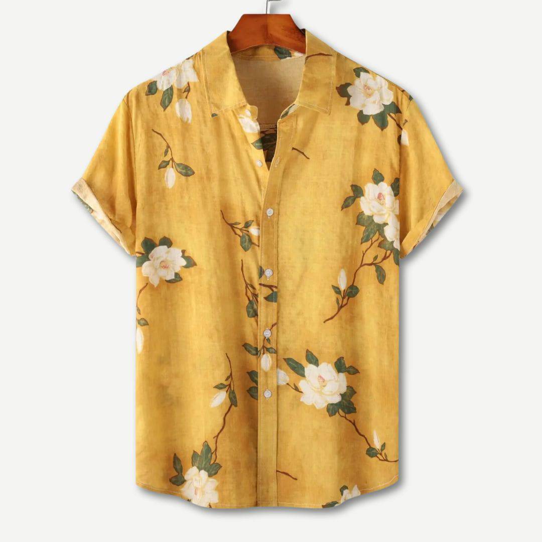 Heren Bedrukt Shirt | Zomerse Stijl