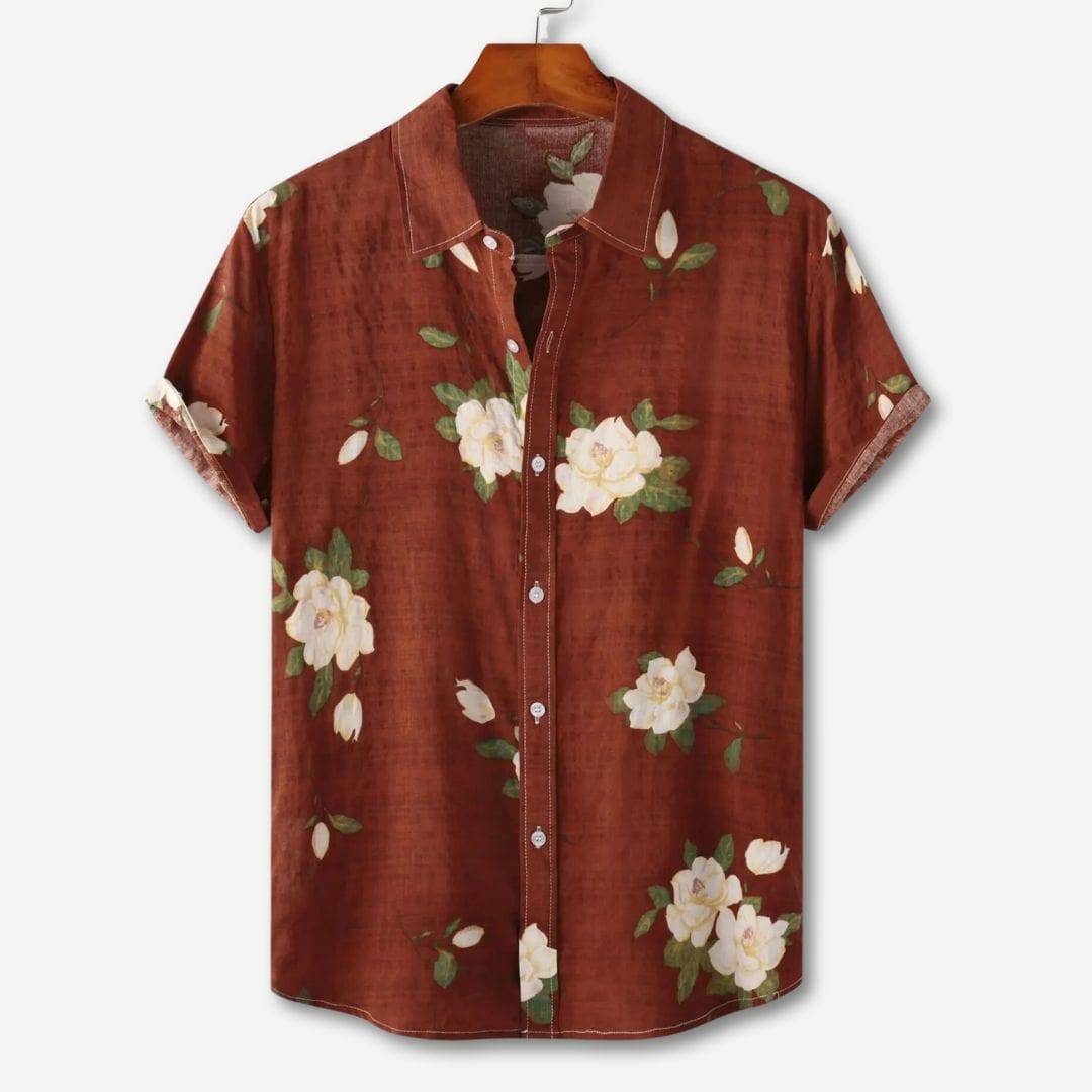 Heren Bedrukt Shirt | Zomerse Stijl