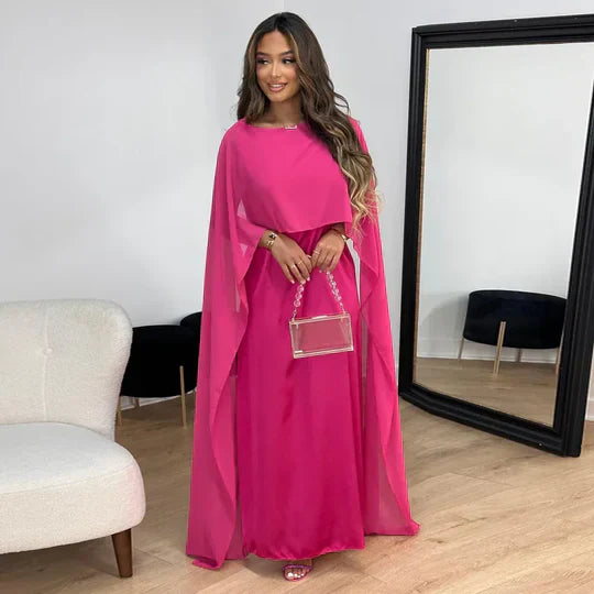 Dames Elegante Satijnen Avondjurk | Maxi