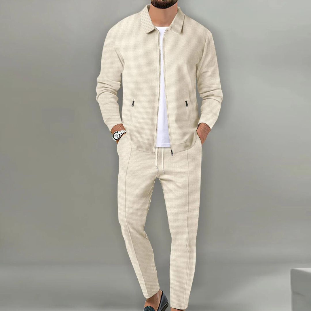 Heren Lente Tweedelig Set | Lichtgewicht, Slim Fit