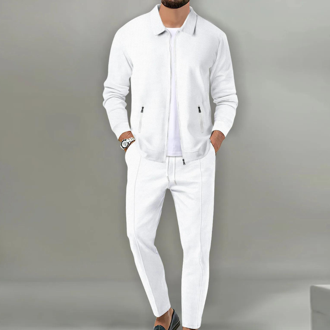 Heren Lente Tweedelig Set | Lichtgewicht, Slim Fit