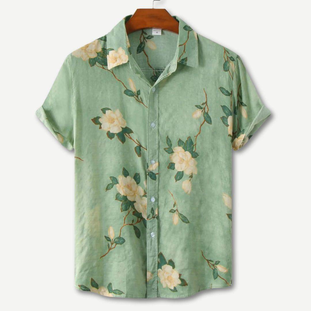 Heren Bedrukt Shirt | Zomerse Stijl