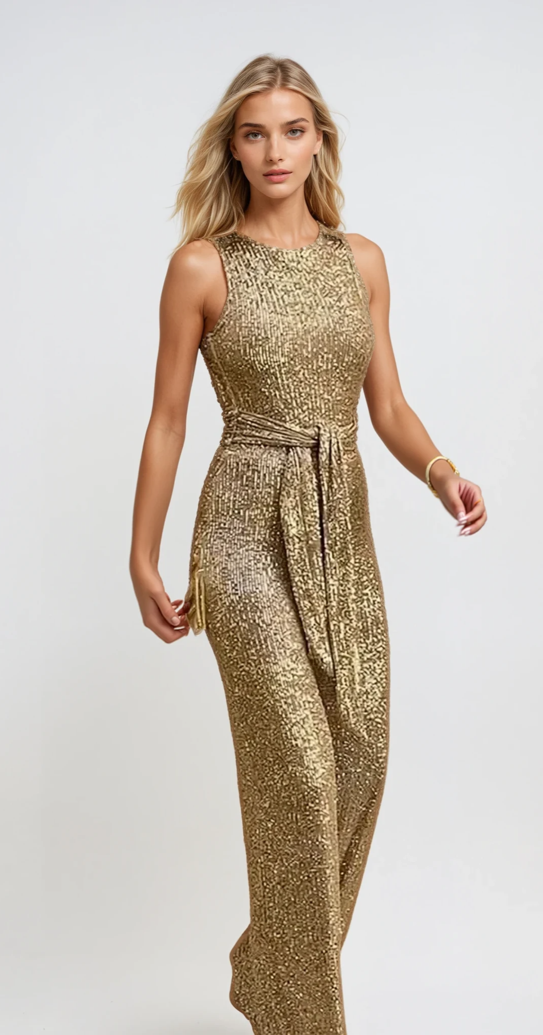 Olivia | Dames feestelijke jumpsuit | Glitter