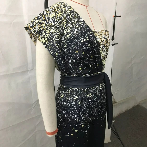 Dames glitter jumpsuit | Feestelijke avondlook