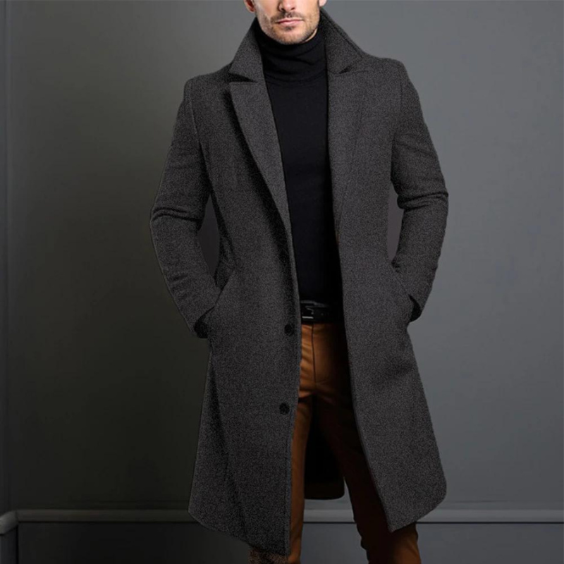 Heren Winter Mantel | Lang, Warm