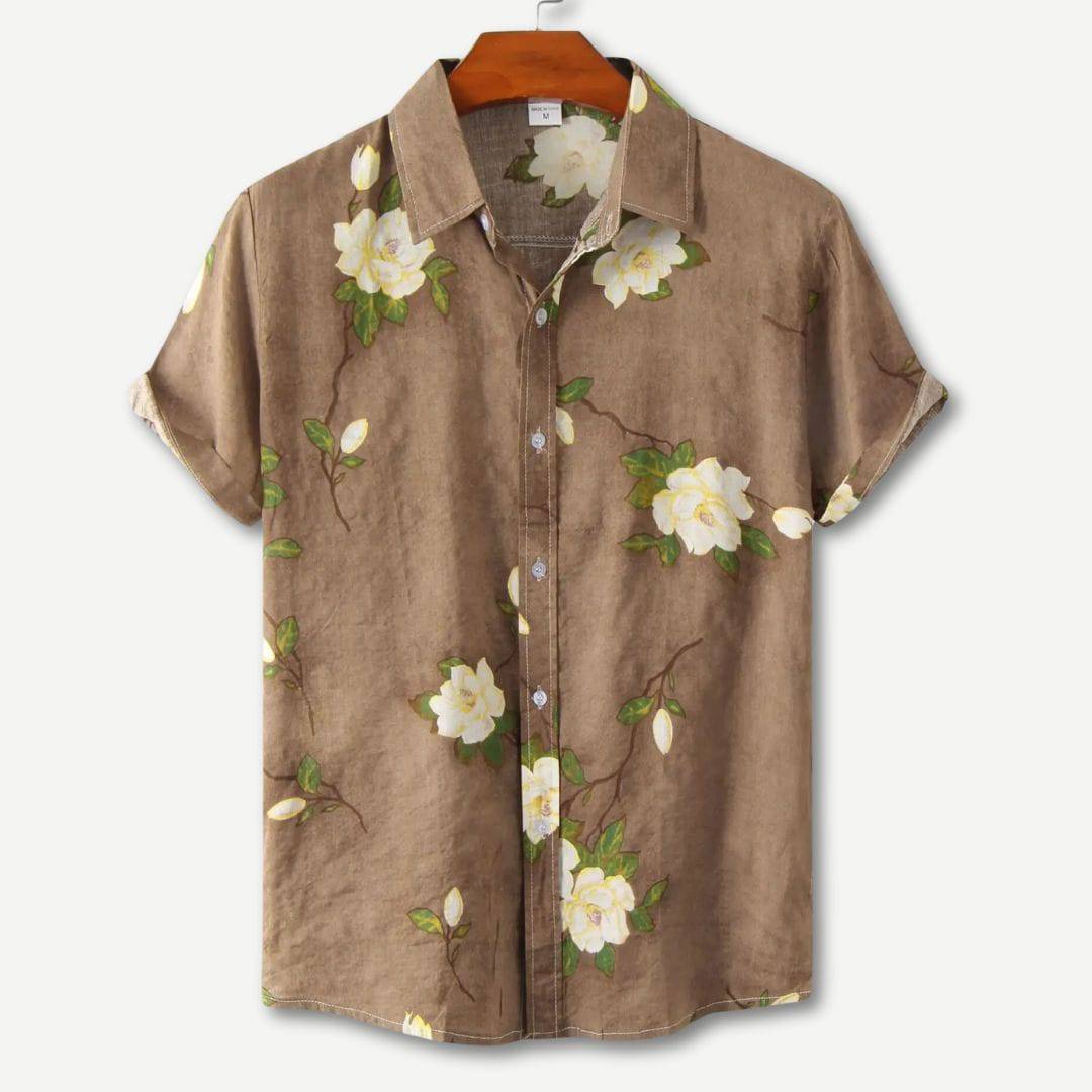 Heren Bedrukt Shirt | Zomerse Stijl