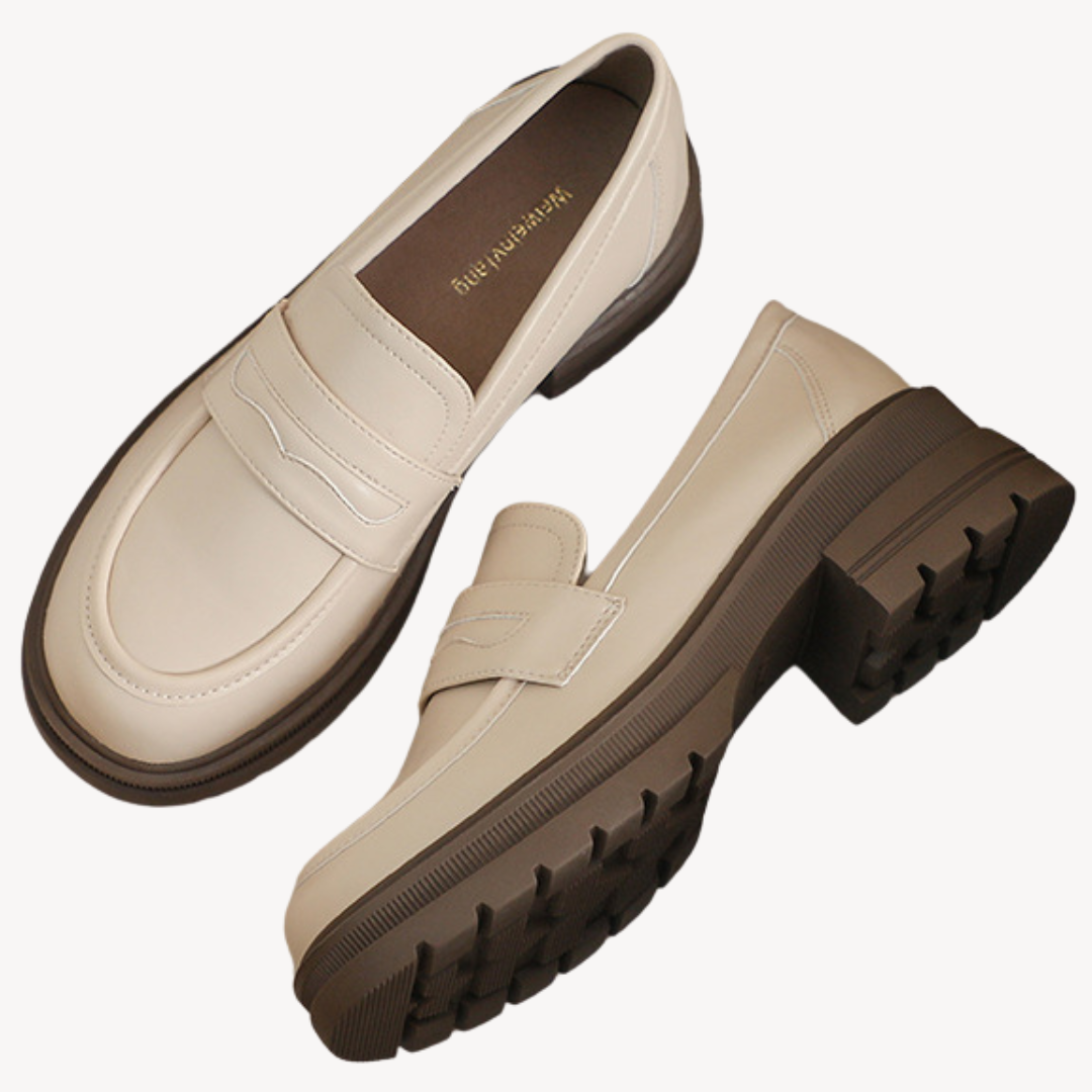 Dames Zomerse Leren Loafers | Elegant, Comfortabel