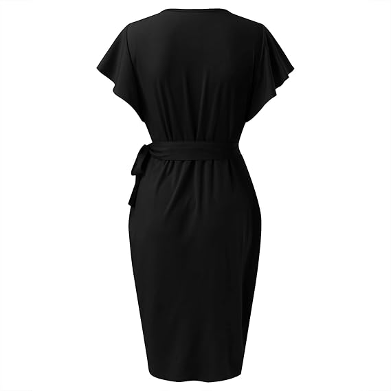 Dames Zomer Jurk | Kort, Wikkeldesign