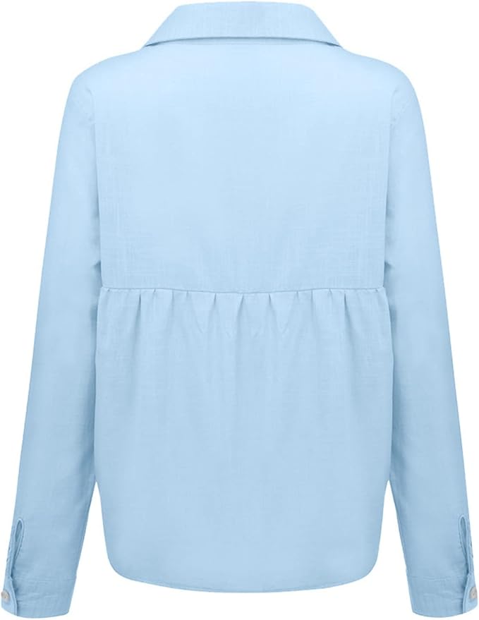 Dames Zomerse Luchtige Blouse | Zwaluwprint, Knoopsluiting