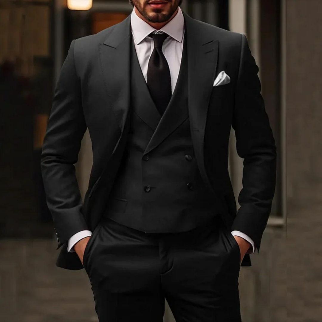 Heren Klassiek Driedelig Pak | Slim Fit, Gilet