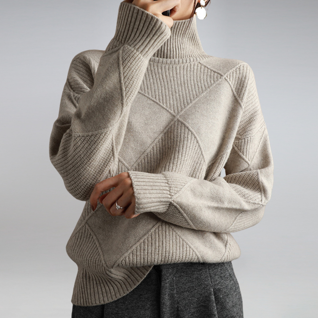 Dames Oversized Pullover | Lang, Structuur
