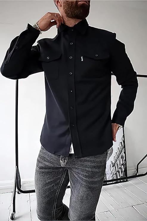 Heren Modern Hemd | Lange Mouwen