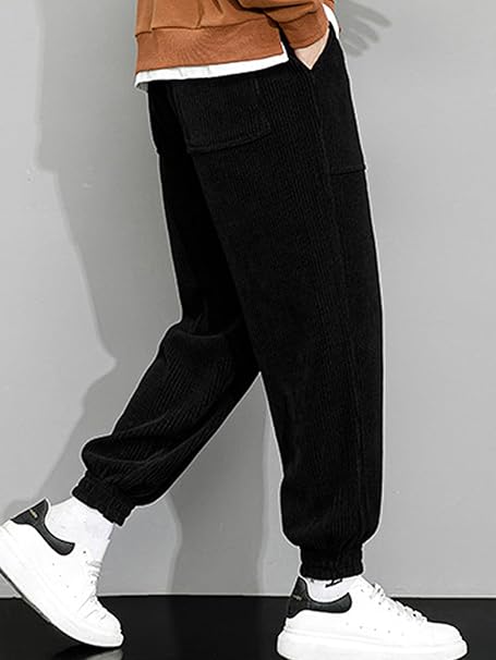 Heren Corduroy Broek | Joggingstijl