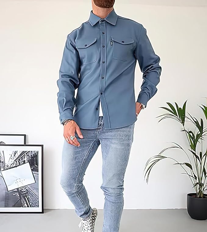 Heren Modern Hemd | Lange Mouwen