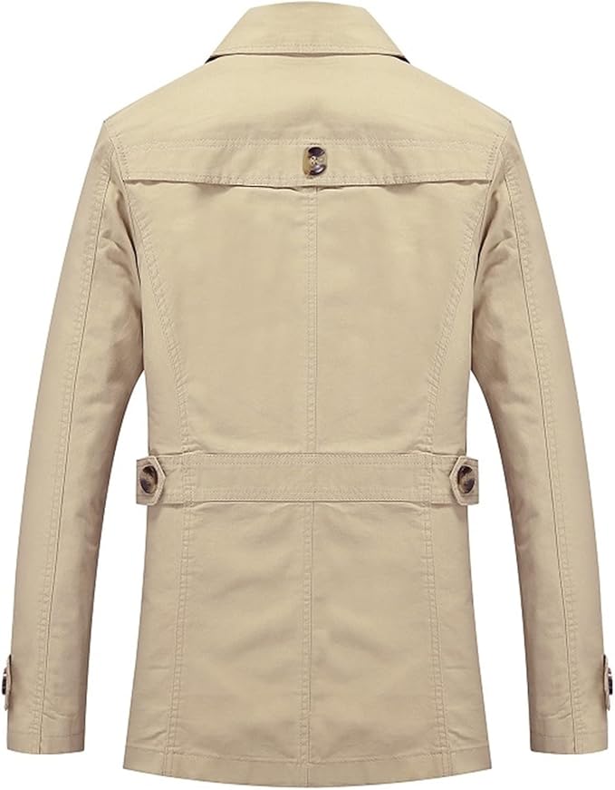 Heren Overgangs Trenchcoat | Lichtgewicht, Lang
