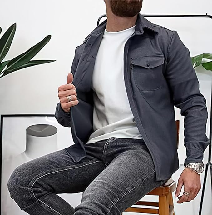 Heren Modern Hemd | Lange Mouwen