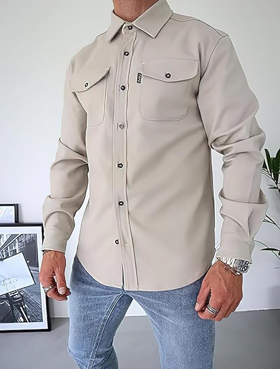 Heren Modern Hemd | Lange Mouwen