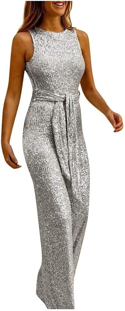 Dames glitter jumpsuit | Feestelijke gala uitstraling