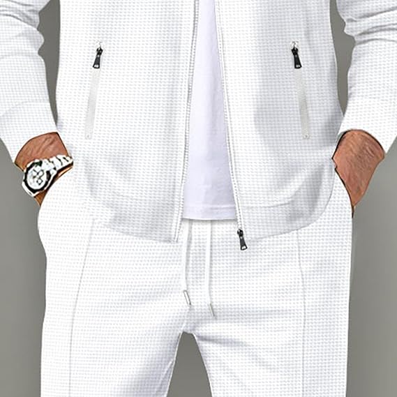 Heren Lente Tweedelig Set | Lichtgewicht, Slim Fit