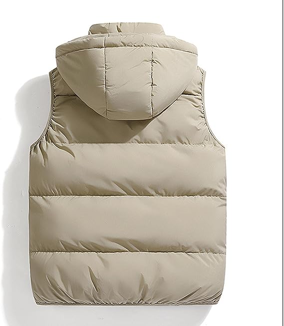Heren Stevige Winter Weste | Kap, Ritssluiting