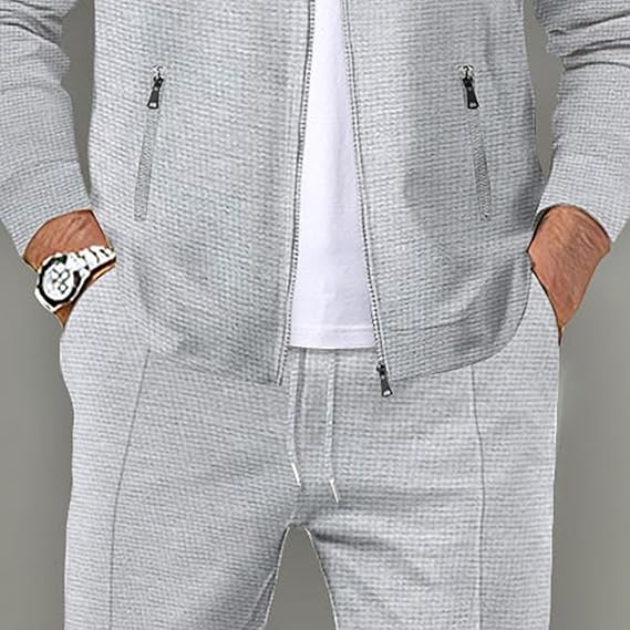 Heren Lente Tweedelig Set | Lichtgewicht, Slim Fit