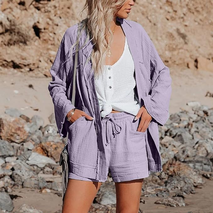 Dames Zomer Stoffen Shorts | Lichtgewicht, Comfortabel