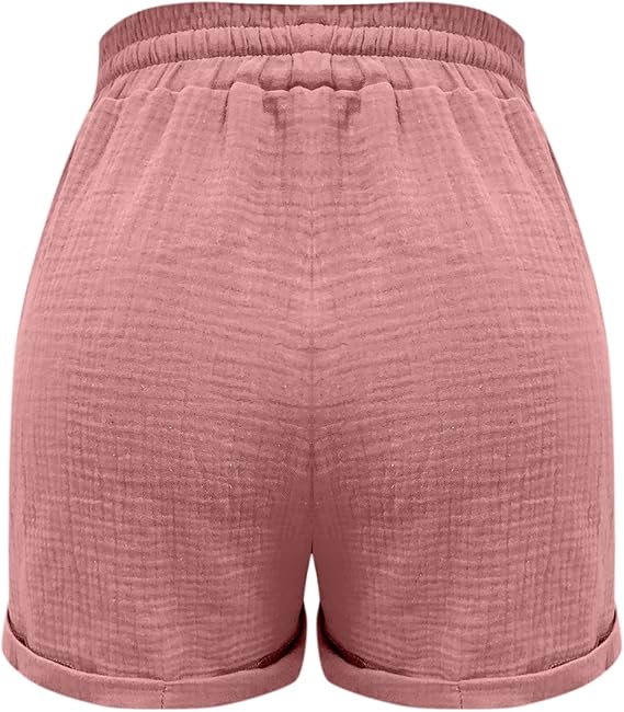 Dames Zomer Stoffen Shorts | Lichtgewicht, Comfortabel