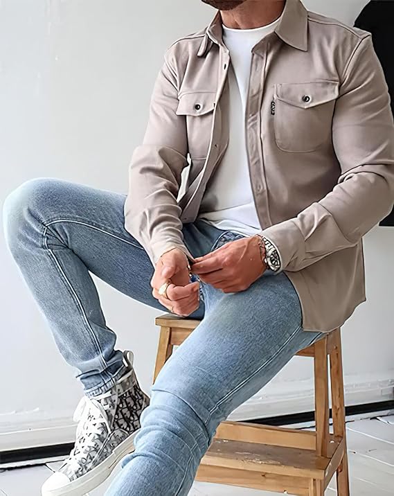 Heren Modern Hemd | Lange Mouwen
